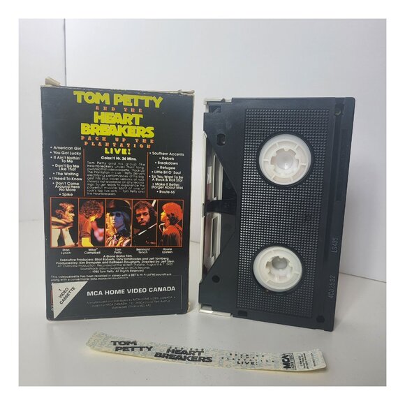 Tom Petty and the Heartbreakers Live BETA Tape Betamax (Not VHS) - Picture 2 of 2